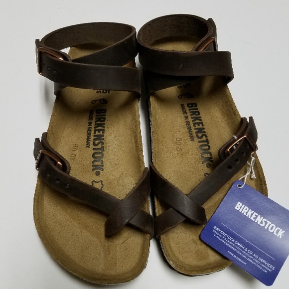 Birkenstock Shoes - New Birkenstock Yara Habana Leather Sandals 35